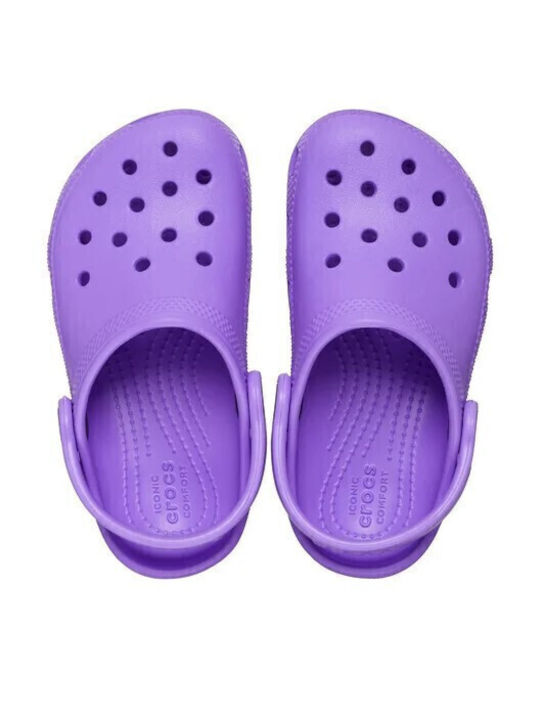 Classic Clog Children's Anatomical Beach Shoes Purple