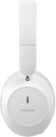 Baseus Bass 30 Max Wireless / Wired On Ear Headphones with 50 hours of Operation and Quick Charge White