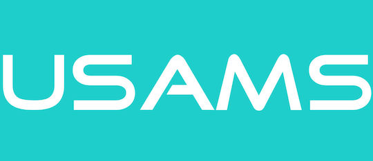Usams Încărcător cu Cablu Integrat GaN cu Port USB-C 30W Livrarea energiei Negruς (US-CC241)