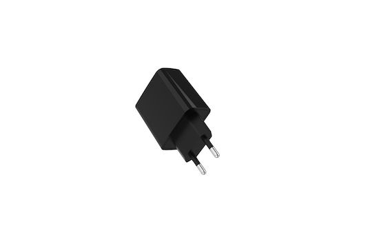 Gembird Charger Without Cable with USB-A Port and USB-C Port 20W Power Delivery / Quick Charge 3.0 Blacks (TA-UC-PDQC20-01-BK)