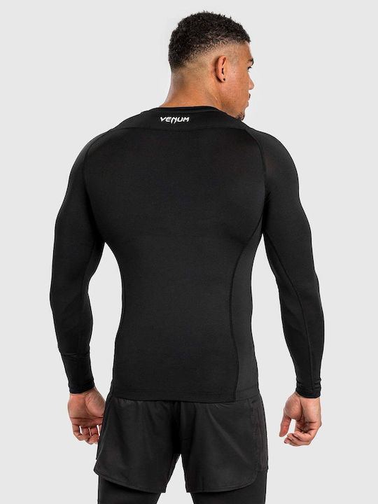 Venum Long Sleeve Shirt VENUM-05209-001 for Jiu-Jitsu / MMA Black