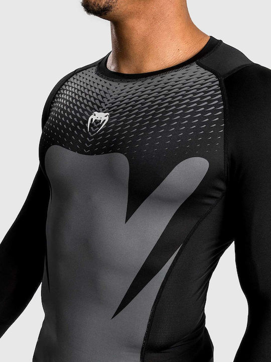 Venum Long Sleeve Shirt VENUM-05209-001 for Jiu-Jitsu / MMA Black