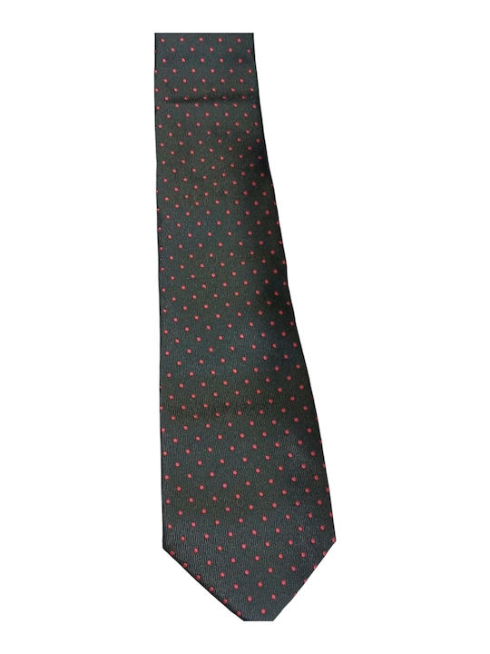 Pierre Cardin Geschenkset Satin Krawatte mit Polka Dots Manschettenknöpfe Schwarz 90249-150