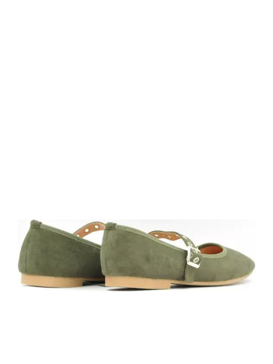 Ballerinas Khaki