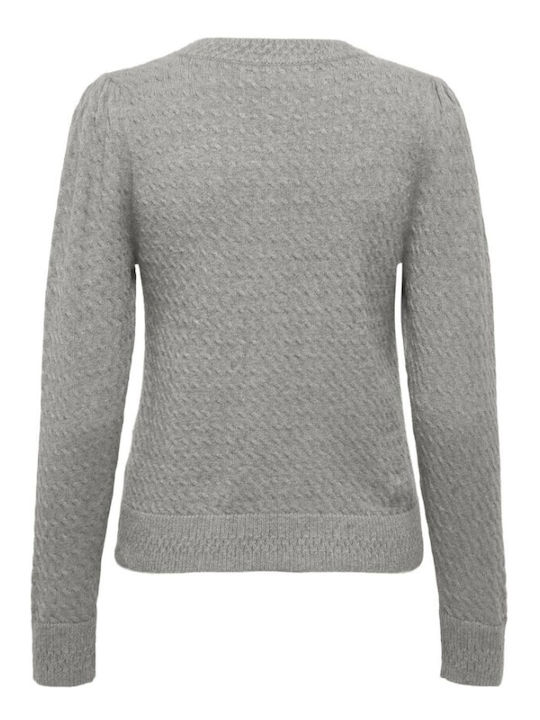 Only Women's Blouse Long Sleeve Gray