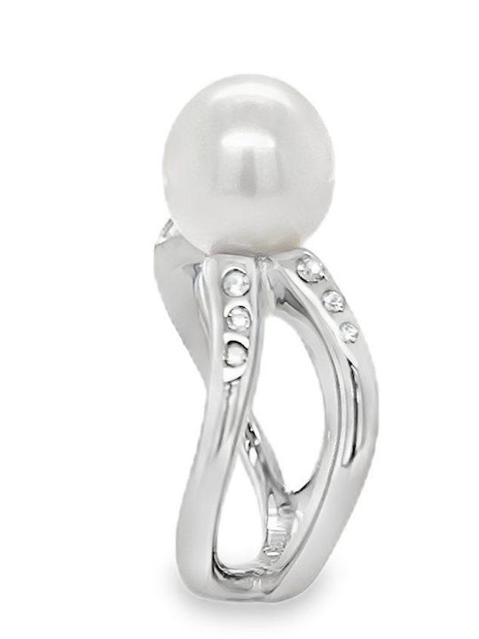 Morellato Ring with Pearls & Zircon made of Steel