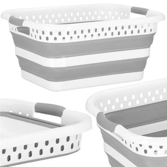 Pliere Lavoar Dreptunghiular 53x38x24cm. Capacitate 24lt Alb