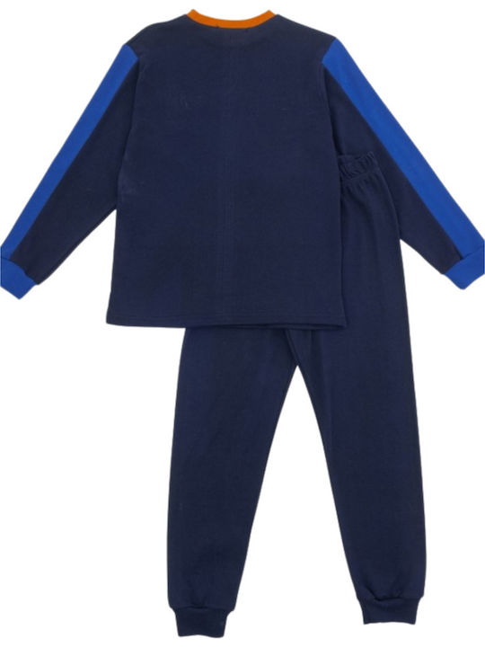 Stardust Kinder Schlafanzug Winterlich Marineblau