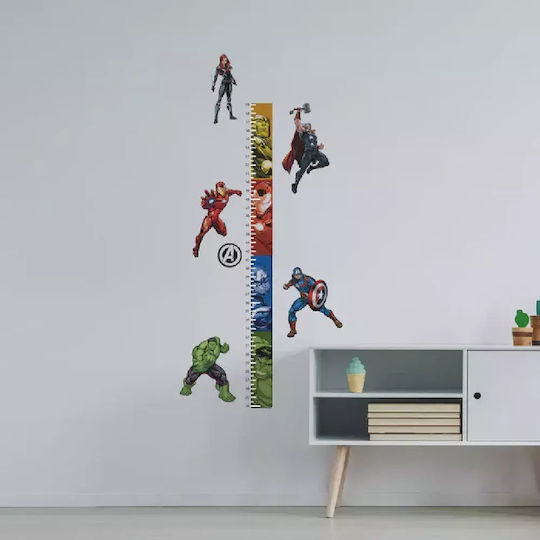 RoomMates Decor Kids Growth Height Chart Wall Sticker Avengers Multicolour