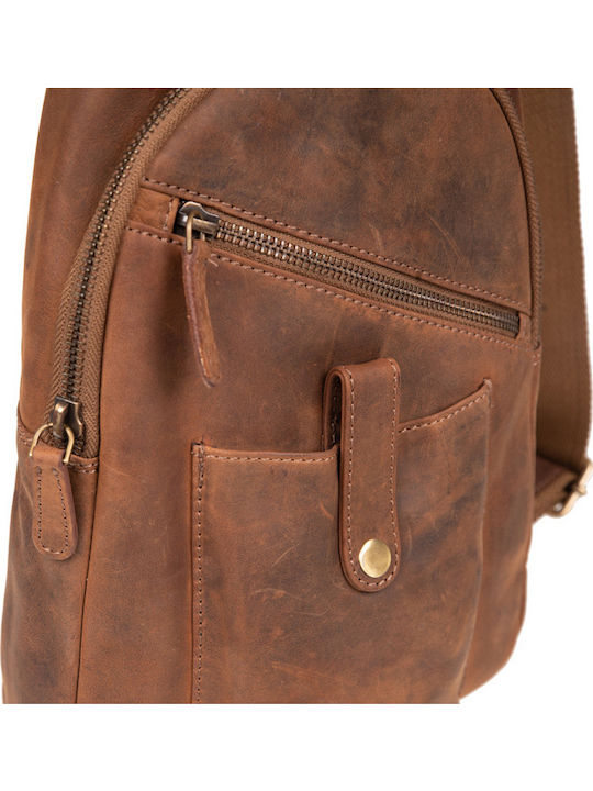 Leather Men's Bag Shoulder / Crossbody Brown