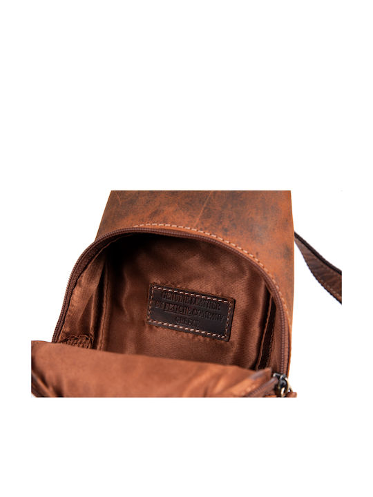 Leather Men's Bag Shoulder / Crossbody Brown