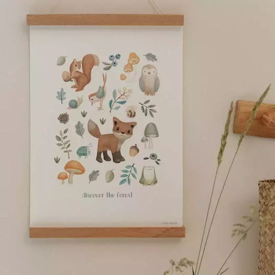 Little Dutch Πόστερ A3 Διπλής Όψης Forest Wonders