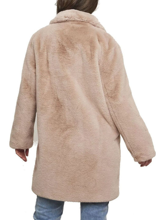 Scurtă Blană de damă Pink