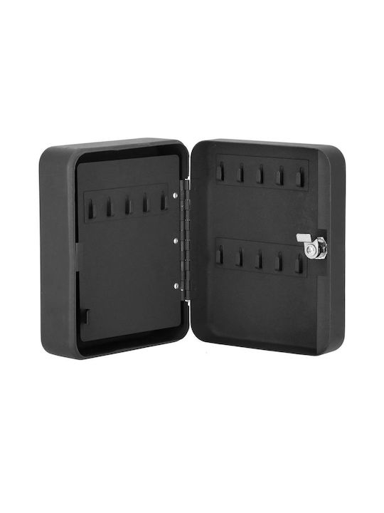 Agățătoare Chei Metalică 20 Compartimente Cu Încuietoare 20x16x7.5cm