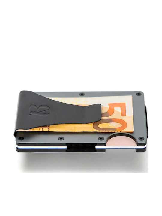 Money Clip with RFID Gray