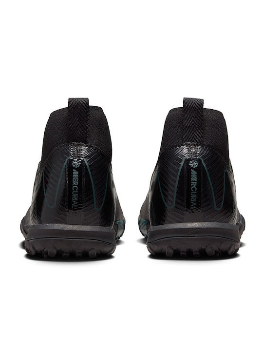 Jr Zoom Superfly 10 Academy Tf TF Παιδικά Ποδοσφαιρικά Παπούτσια με Σχάρα Μαύρα