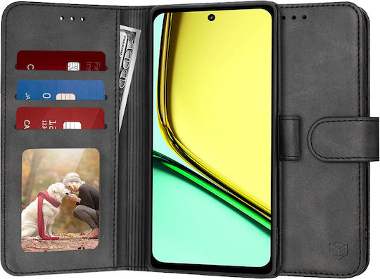 Techsuit Book Σιλικόνης Μαύρο (Realme C67)