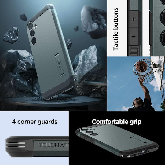Spigen Tough Armor Back Cover Plastic 1.2mm Abyss Green (Galaxy A35)
