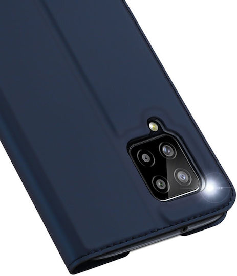 Dux Ducis Задна корица Кожа / Силикон Тъмносин (Galaxy A42)