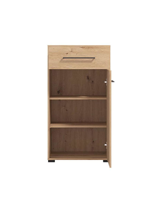 Landes Wooden Shoe Organizer Black 55x40x102cm