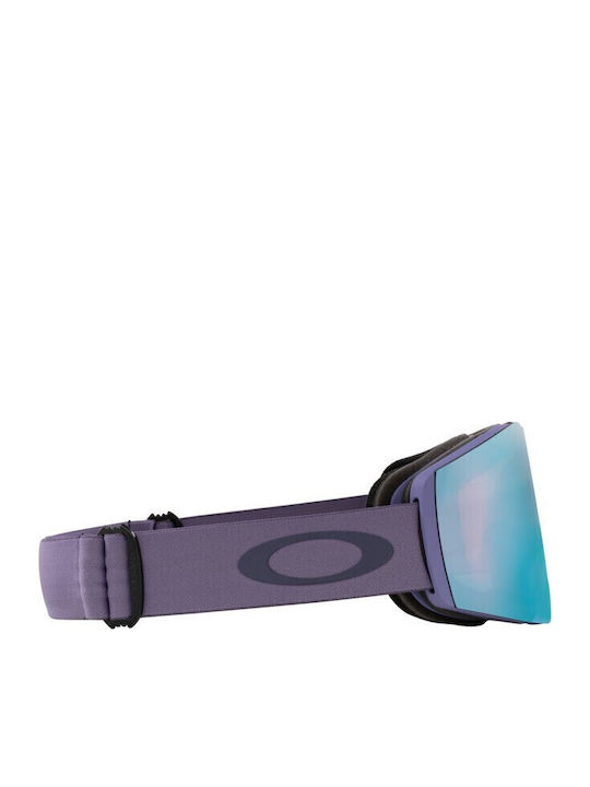 Oakley Fall Line Masca de schi și snowboard Pentru adulți Violet cu Lentilă în culoarea Violet