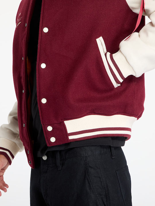 College Jacket Burgundy