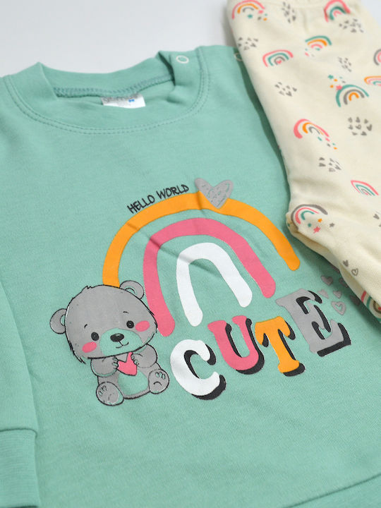 Extan Bebe Kids' Pajamas Winter Pink