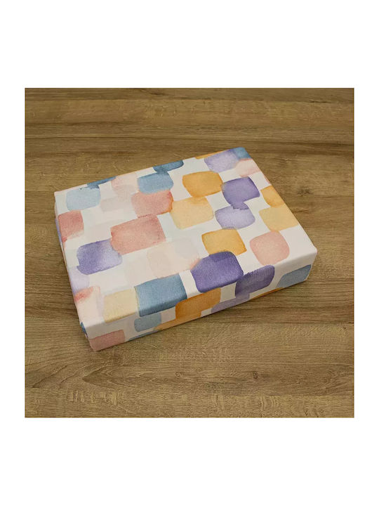 Lino Home Sheet Sets Queen 240x260cm. Cubo Ciel, Mauve, Orange, Pink, White 4pcs