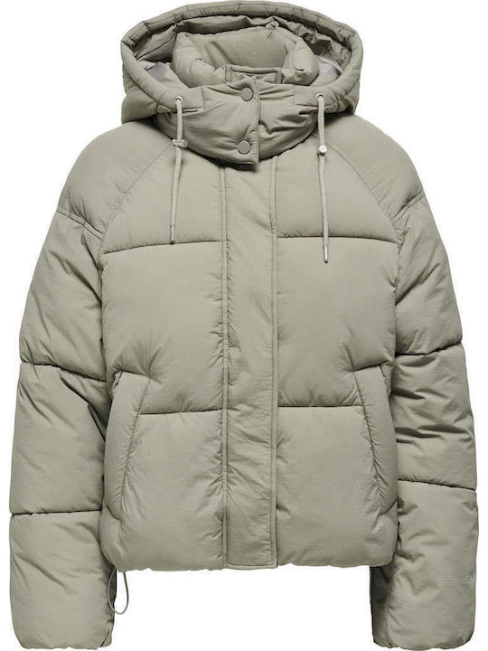 Hope Scurtă Jachetă de femei Puffer Silver Sage