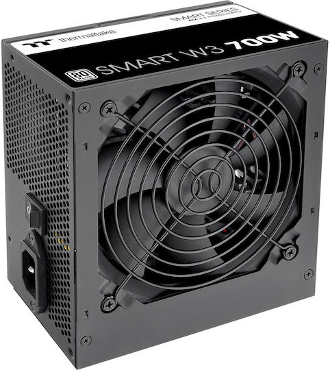 Thermaltake Smart W3 700W Black Computer Power Supply Full Wired 80 Plus Standard