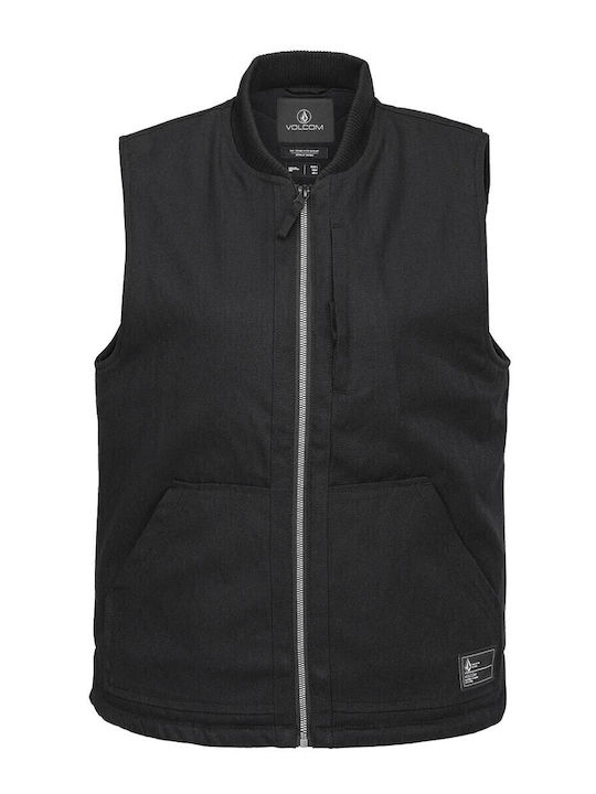 Stone Castine Sleeveless Jacket Waterproof Black