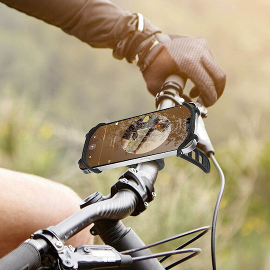 Avizar Bike Mount Smartphone Adjustable Solid Handlebar Mount Black