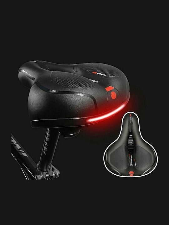 Schwarz Fahrradsattel