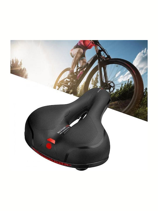 Schwarz Fahrradsattel