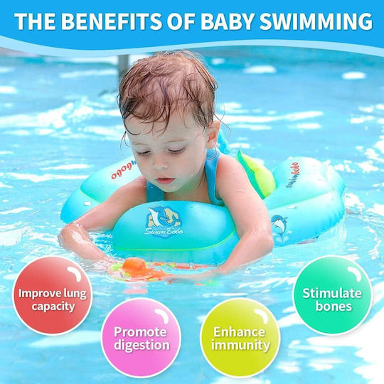 bebeLOGIC Swimtrainer de copii cu parasolar Verde