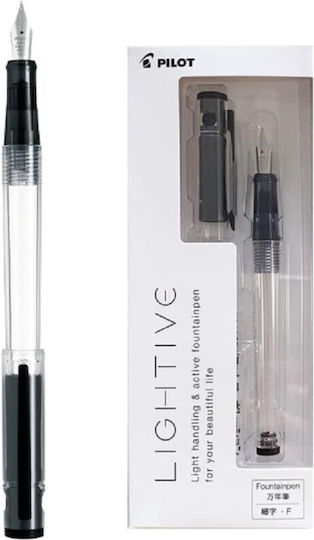 Fountain Pen Lightive Active Clear Pilot Flt-2sr-ac-m 4902505640223 Nibs Fine