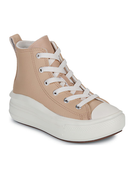 Converse Chuck Taylor All Star Παιδικά Sneakers High Μπεζ A09262C