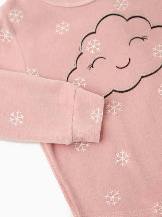 Minerva Kids Pyjamas Winter Velvet Pink