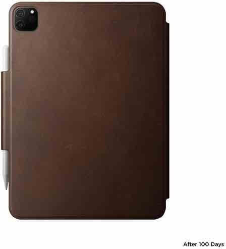 Nomad Флип капак Кожен Устойчив Кафяв (iPad Air 2024 13" - iPad Air 2024 13" / iPad Pro 2018 12.9" - iPad Pro 2018 12.9" / iPad Pro 2020 12.9" - iPad Pro 2020 12,9" / iPad Pro 2021 12.9" - iPad Pro 2021 12.9" / iPad Pro 2022 12.9'' - iPad Pro 2022 12.9'')