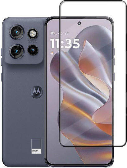 Panzerglas 3D Motorola Edge 50 Neo Schwarzer Rahmen