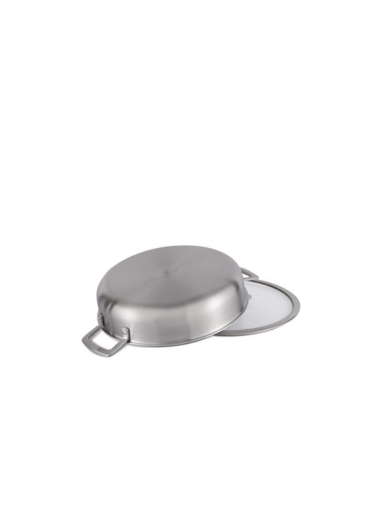 Edenberg Pan With Lid made of Aluminum with Non-Stick Coating 28cm