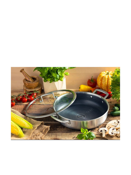 Edenberg Pan With Lid made of Aluminum with Non-Stick Coating 28cm