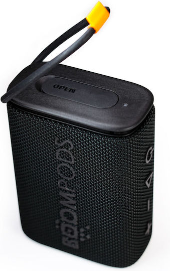 Boompods Beachboom Waterproof Bluetooth Speaker 5W with Battery Life up to 5 hours Ocean Black