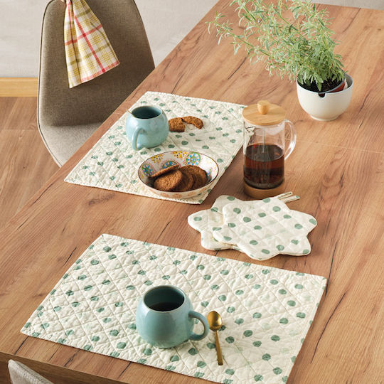 Kentia Fusion Pot Holder Fabric Green 2pcs