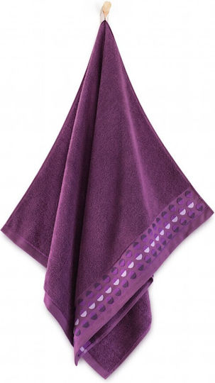 Zwoltex Badehandtuch 70x140εκ. Purple