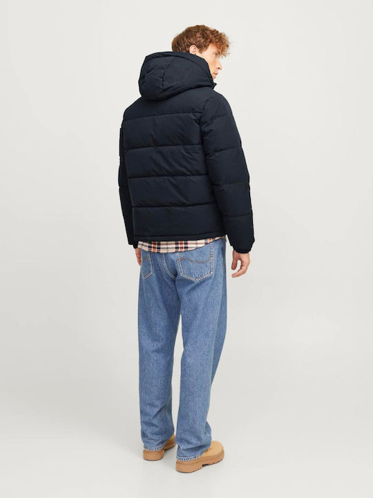 Jack & Jones Μπουφάν Puffer Navy Μπλε