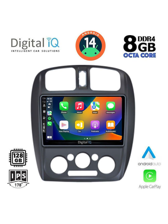 Digital IQ Car Audio System for Mazda 323 1998-2004 (Bluetooth/USB/AUX/WiFi/GPS/Apple-Carplay/Android-Auto) with Touch Screen 9"