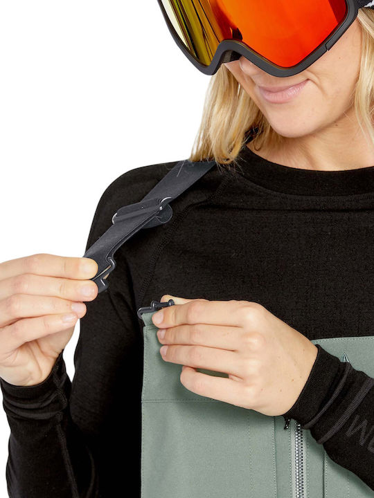 Volcom Swift Bib Overall H1352506-LCG Γυναικεία Σαλοπέτα Σκι & Snowboard Πράσινη