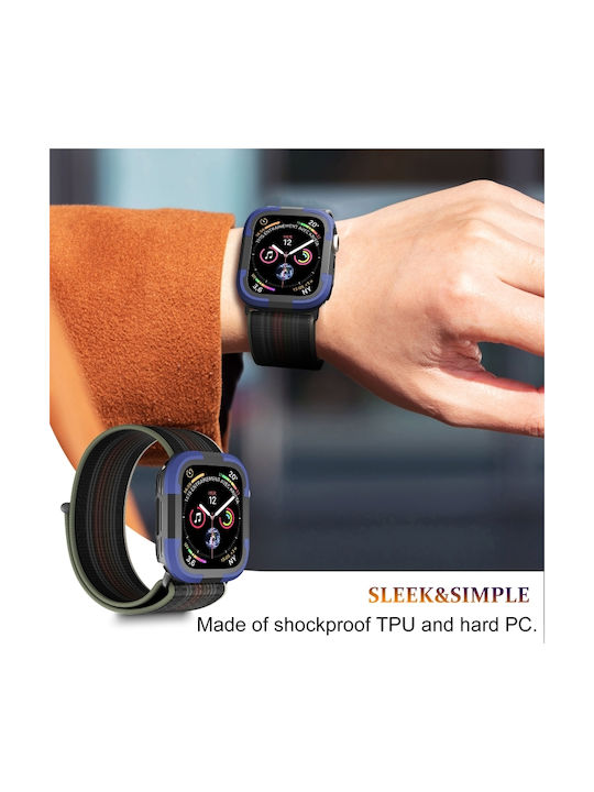 Watch Series 8 Silicone Case in Purple color for Apple Watch Series 8, Apple Watch Series 7