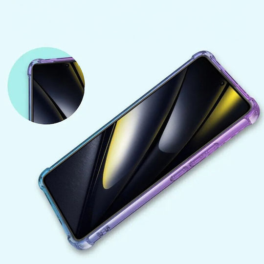 Θήκη Xiaomi Poco F6 Gradient Dropproof Μωβ Μπλε